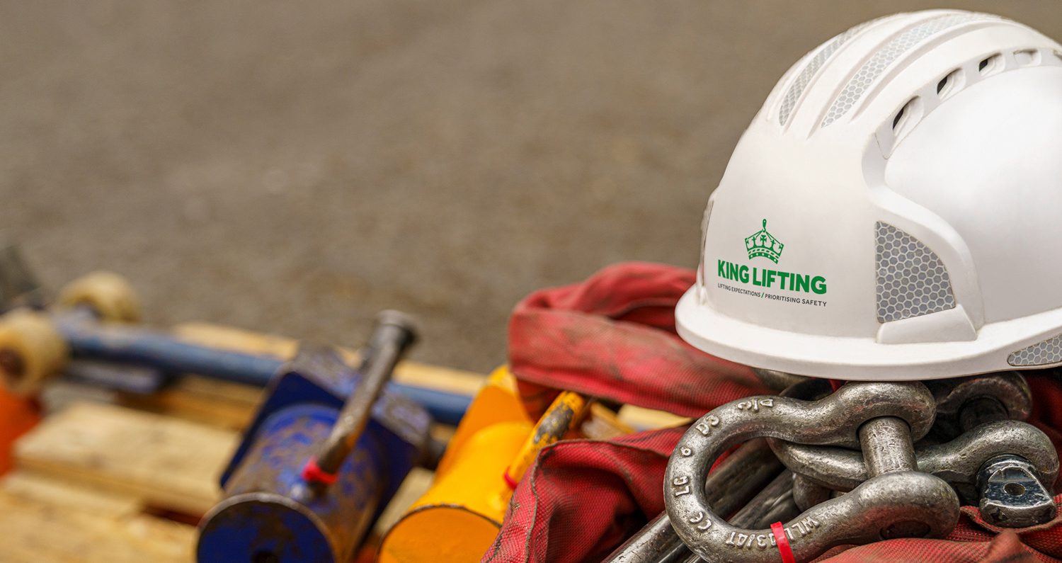 A close up image of King Lifting's on site health and safety equipment.