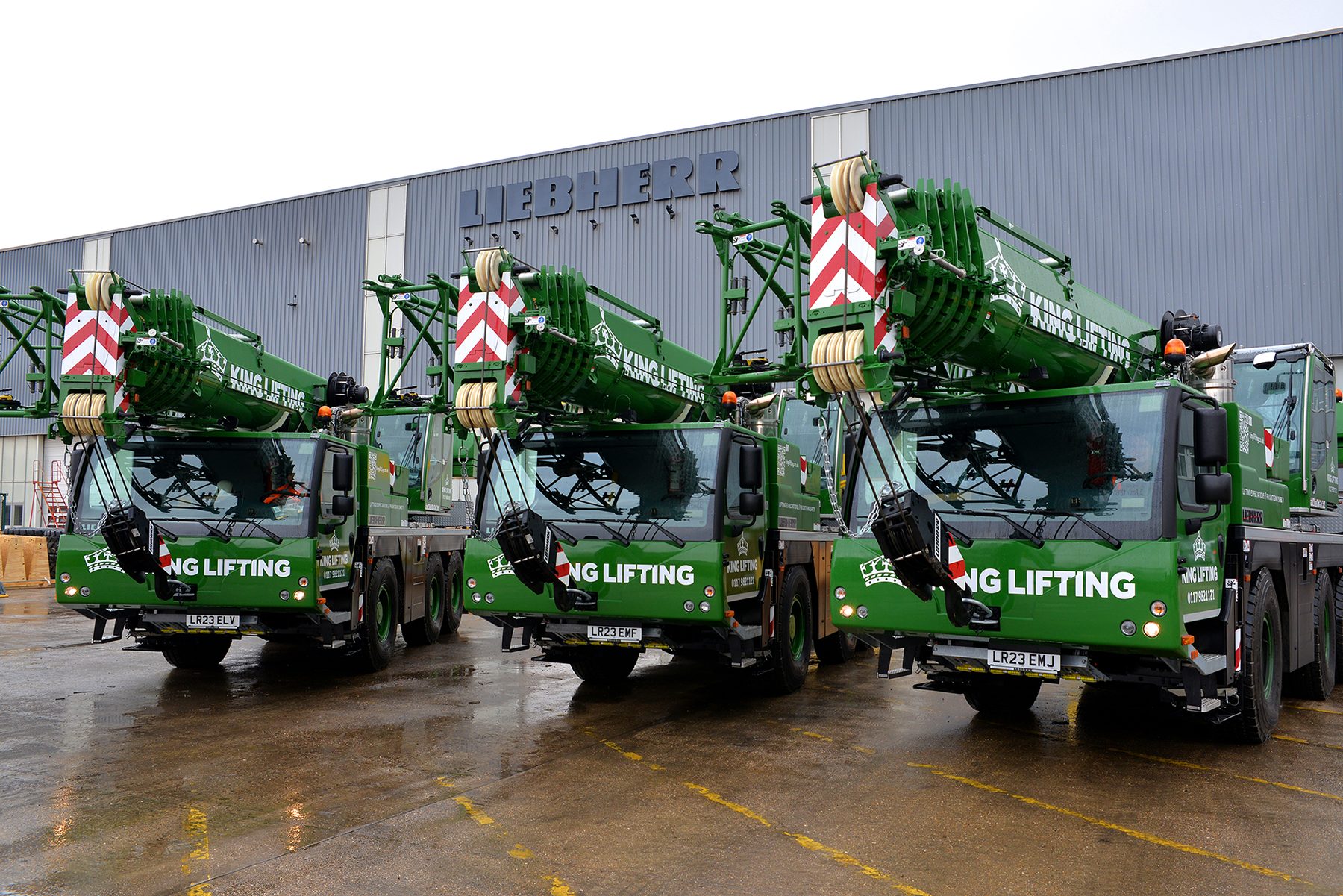 King Lifting Liebherr crane environmental processes