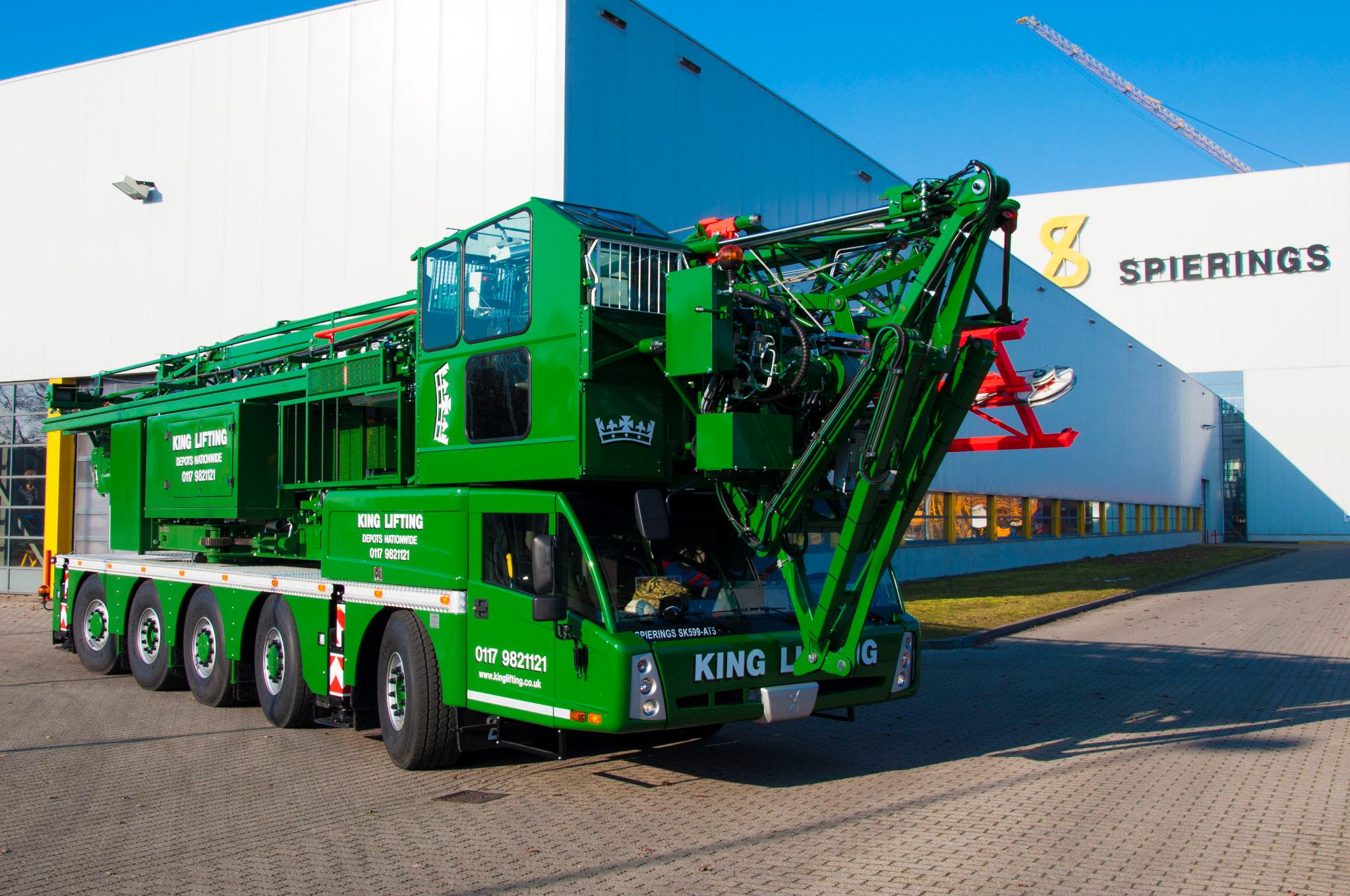 Spierings self-erecting tower crane